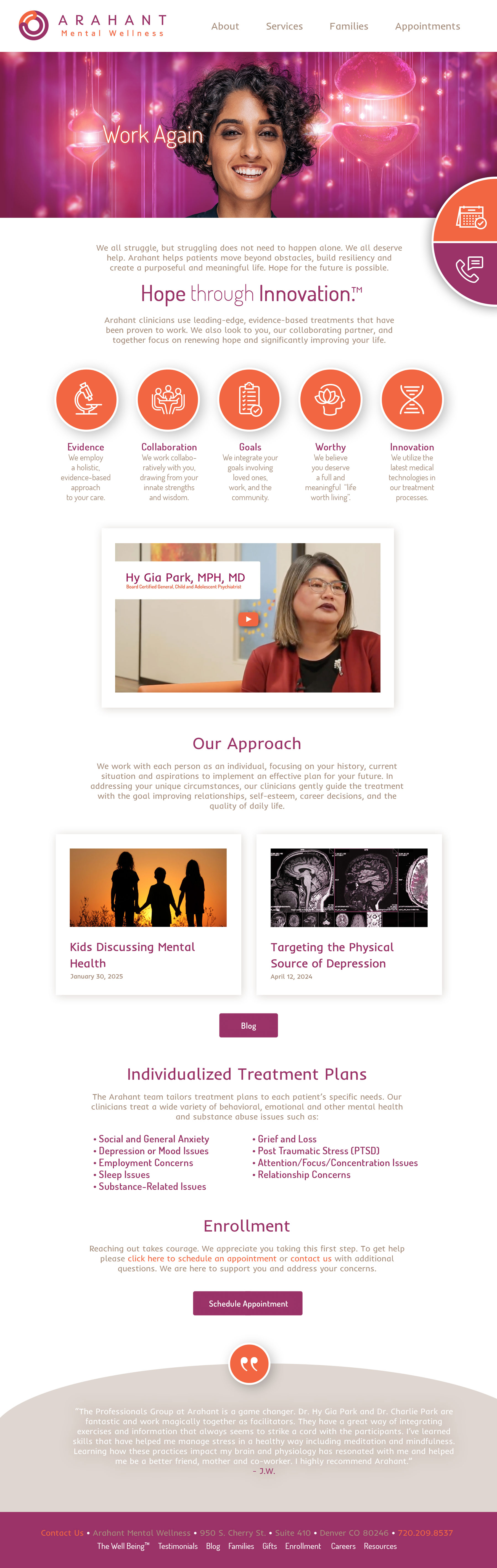 Arahant website